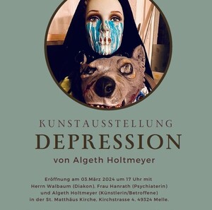 Kunstausstellung "Depression"